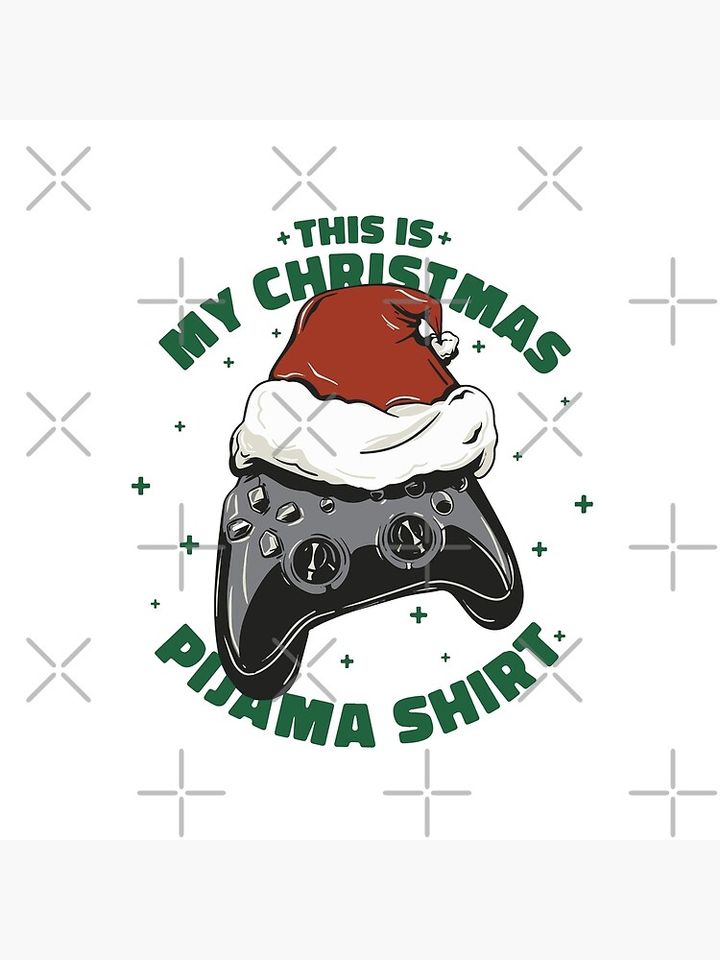 Christmas holiday joystick design Pillow