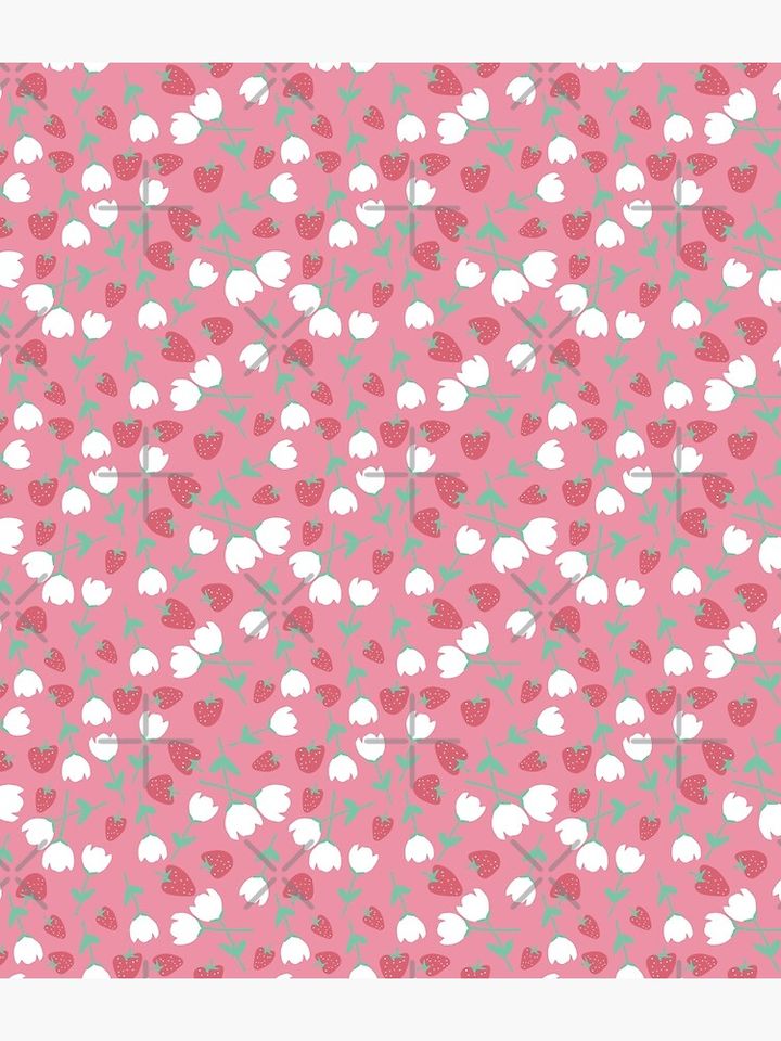 Strawberry field forever pattern - fruity Backpack