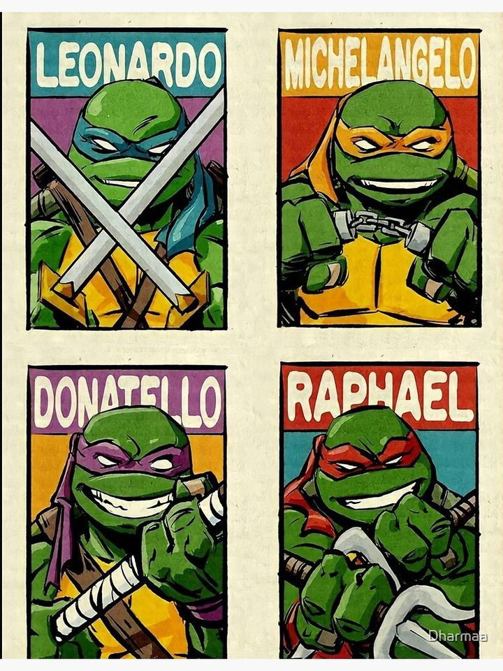 Teenage Mutant Ninja Turtles Premium Matte Vertical Poster