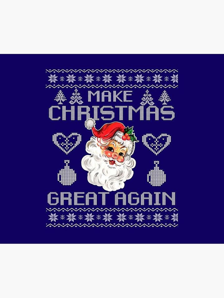 Make Christmas Great Again Throw Blanket