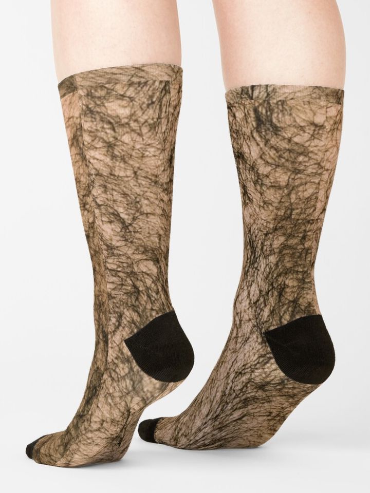 Hairy Legs Costume Funny Socks