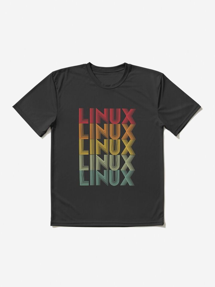 Cool Unique Linux OS Design Active T-Shirt