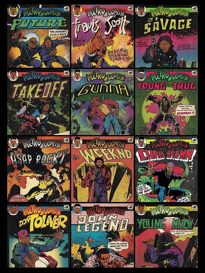 metro boomin vintage Premium Matte Vertical Poster