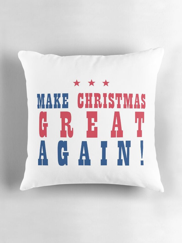 Make Christmas great again! Pillow