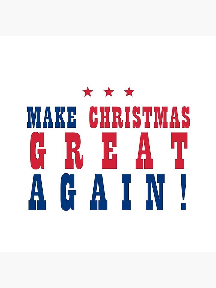 Make Christmas great again! Pillow