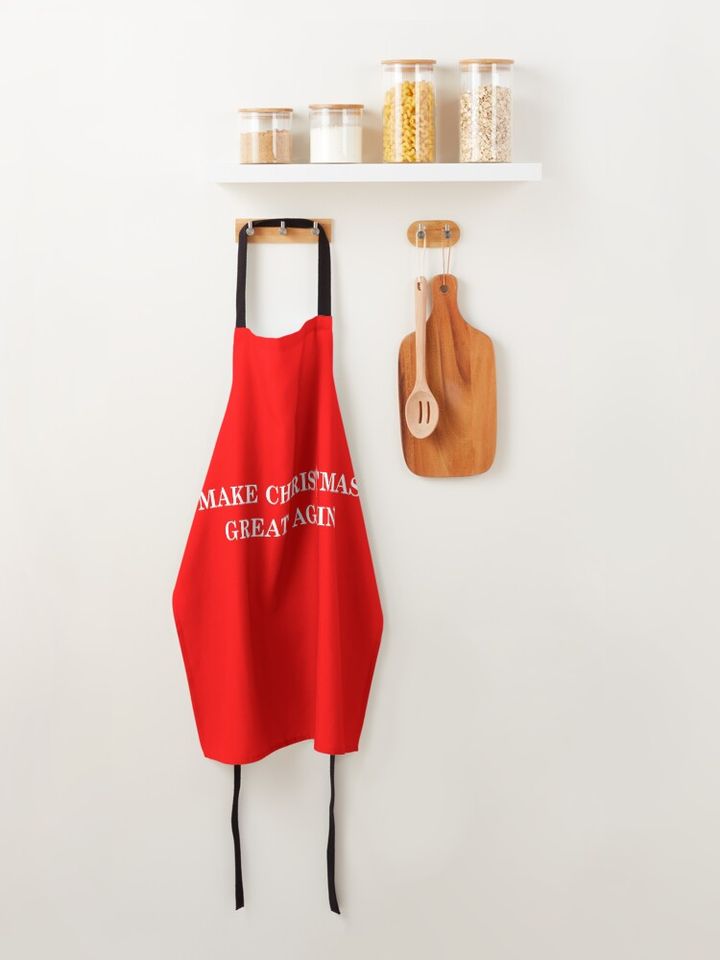 Make Christmas Great Again. Text Based Typography Design Apron