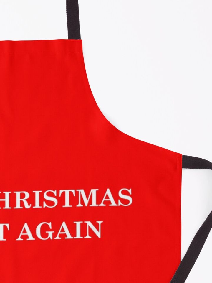 Make Christmas Great Again. Text Based Typography Design Apron