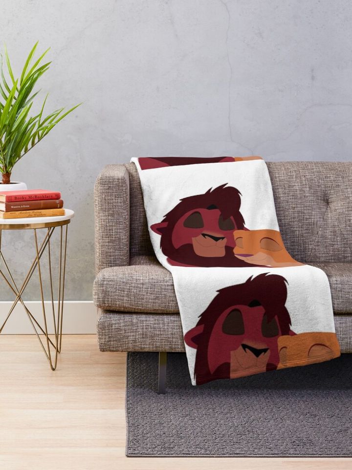 Kovu and Kiara Throw Blanket