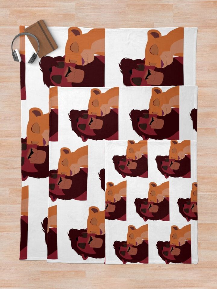 Kovu and Kiara Throw Blanket