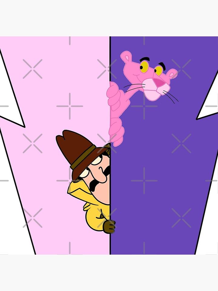 The pink panther Hide And Sick Throw  Pillow