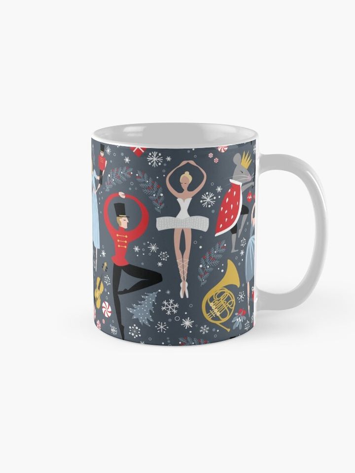 Clara's Nutcracker Ballet repeat by Robin Pickens Coffee Mug