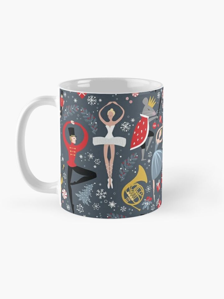 Clara's Nutcracker Ballet repeat by Robin Pickens Coffee Mug