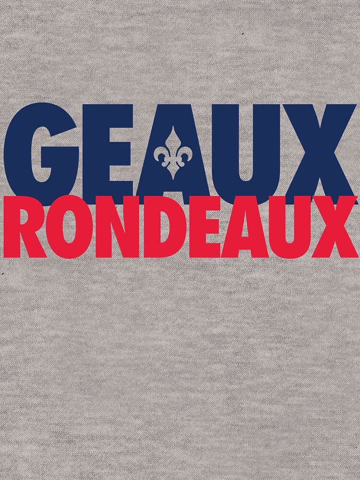 Geaux Rondeaux (Blue/Red) Pullover Sweatshirt