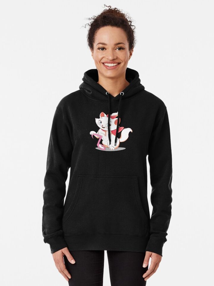 Marie The Aristocats Pullover Hoodie