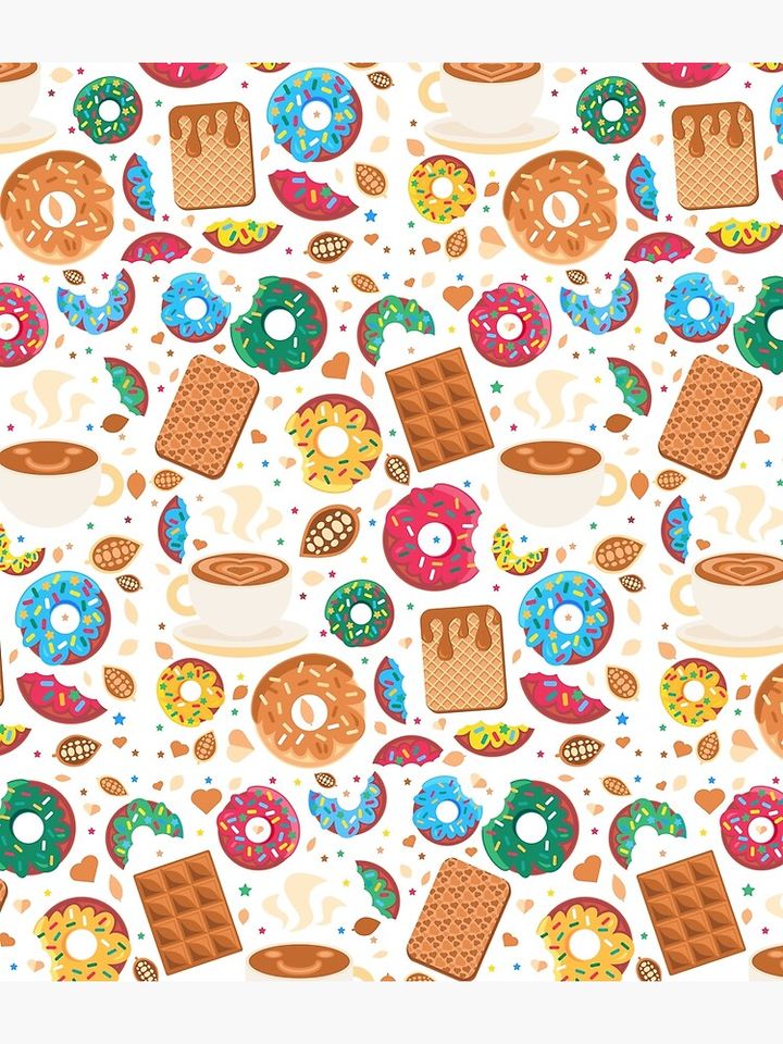 Doughnut pattern clothing Backpack
