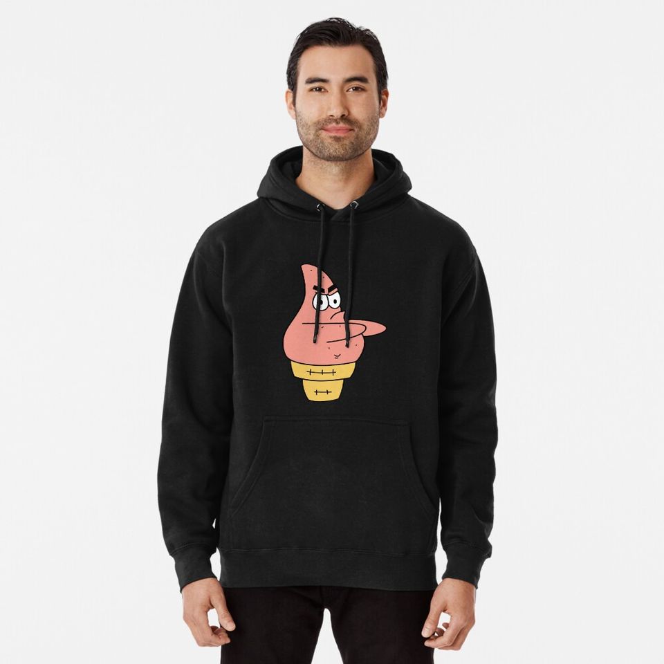 Patrick Star for Ice Cream Funny Hoodie