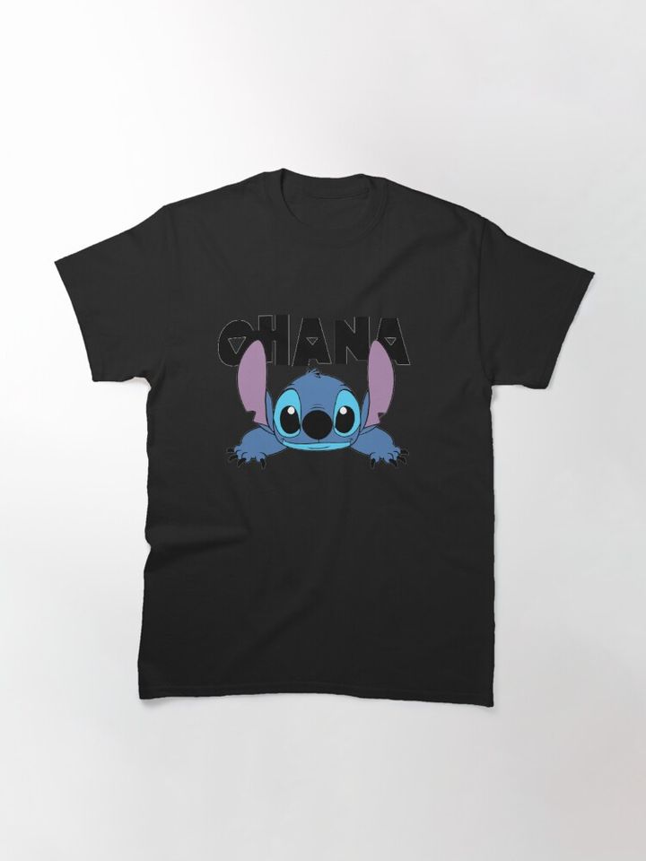 Stitch Ohana Classic T-Shirt, Disney Lilo Stitch Shirt