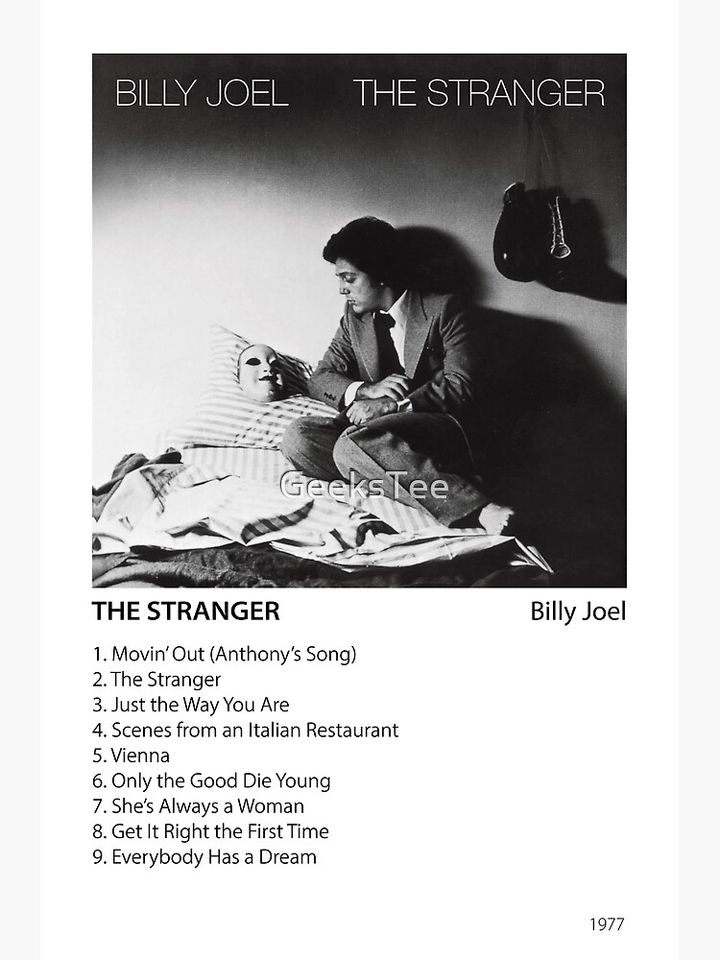 Billy Joel - The Stranger Poster Premium Matte Vertical Poster