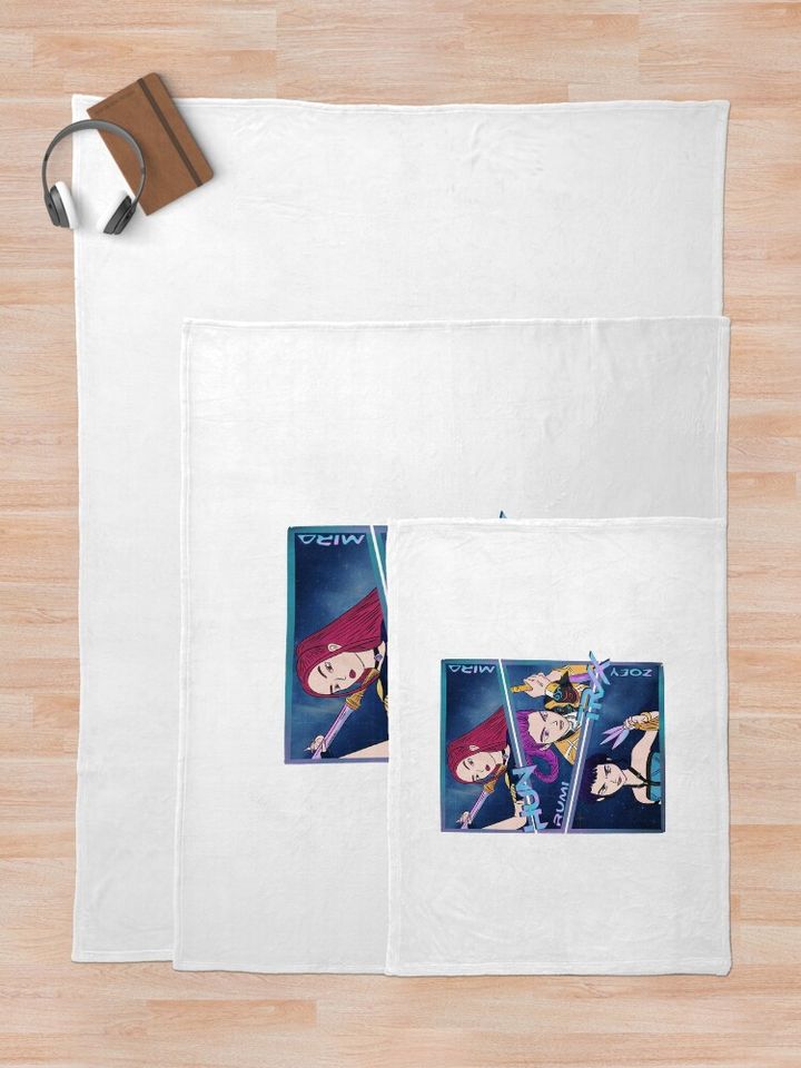 Huntrix Fleece Blanket, Gift For Fan