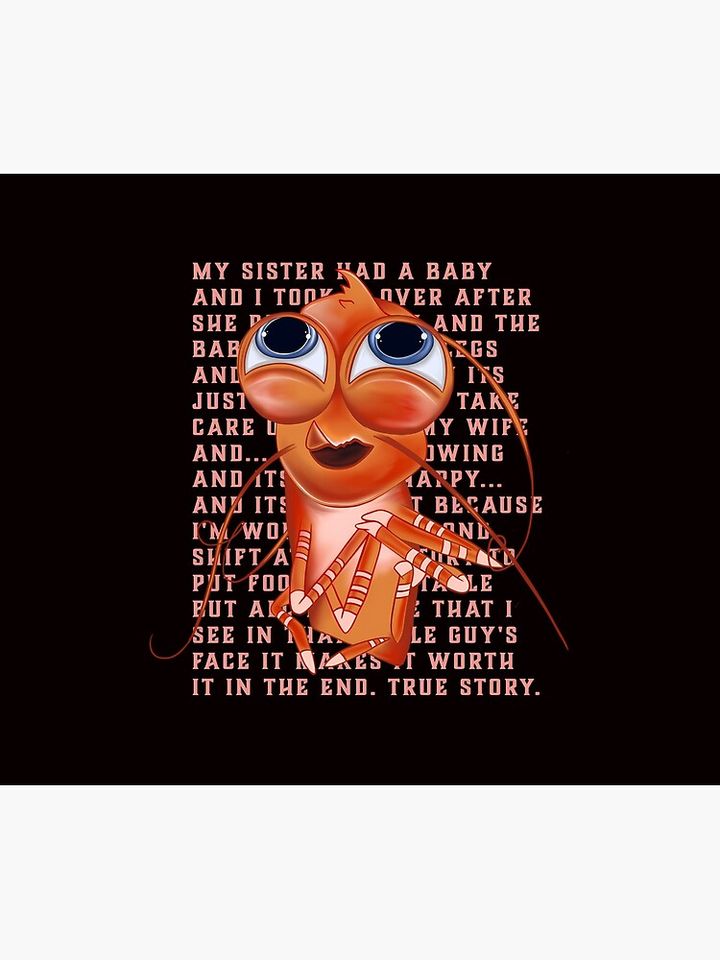 Shark Tale Shrimp Dad Soft Warm Throw Blanket for Couch and Bed