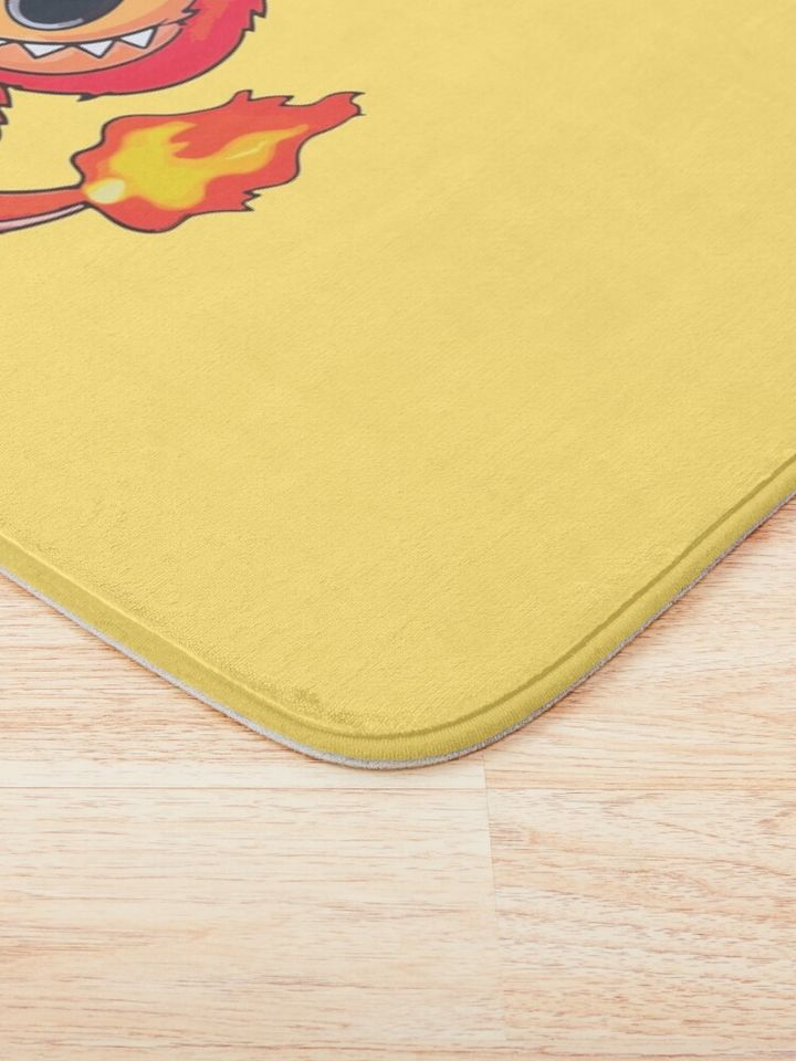 Cute Labubu Bath Mat, For Bathroom, For Kitchen