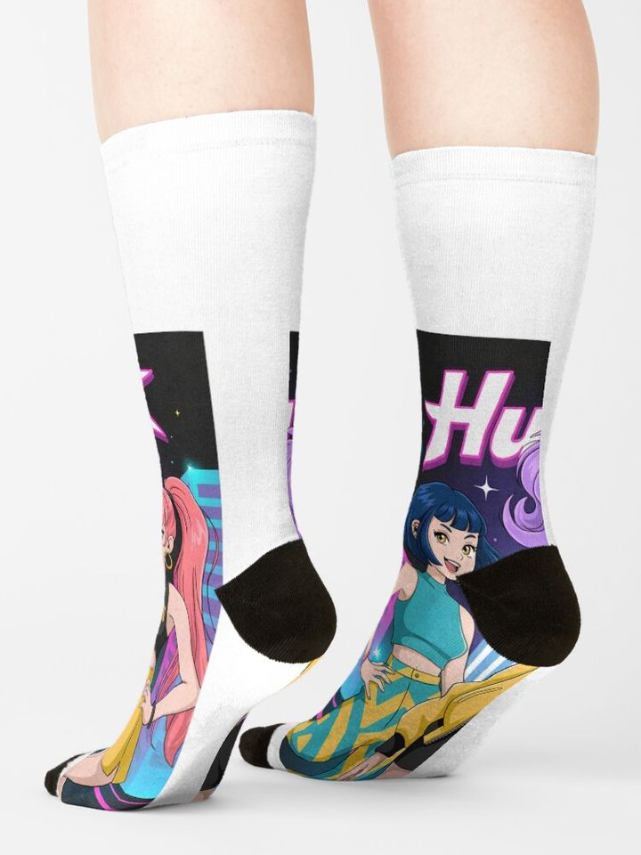3D Anime-Style K-pop inspired in HUNTRIX Socks
