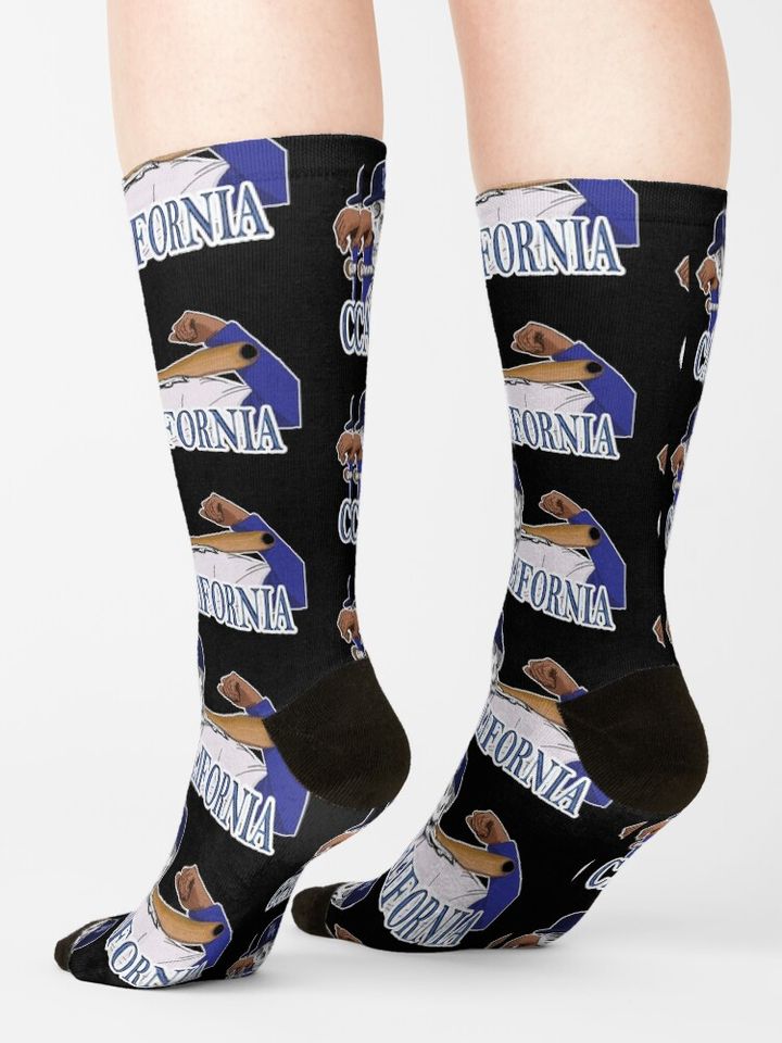 California Skull player Socks