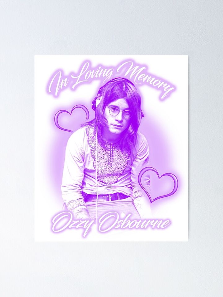 In Loving Memory Ozzy Poster