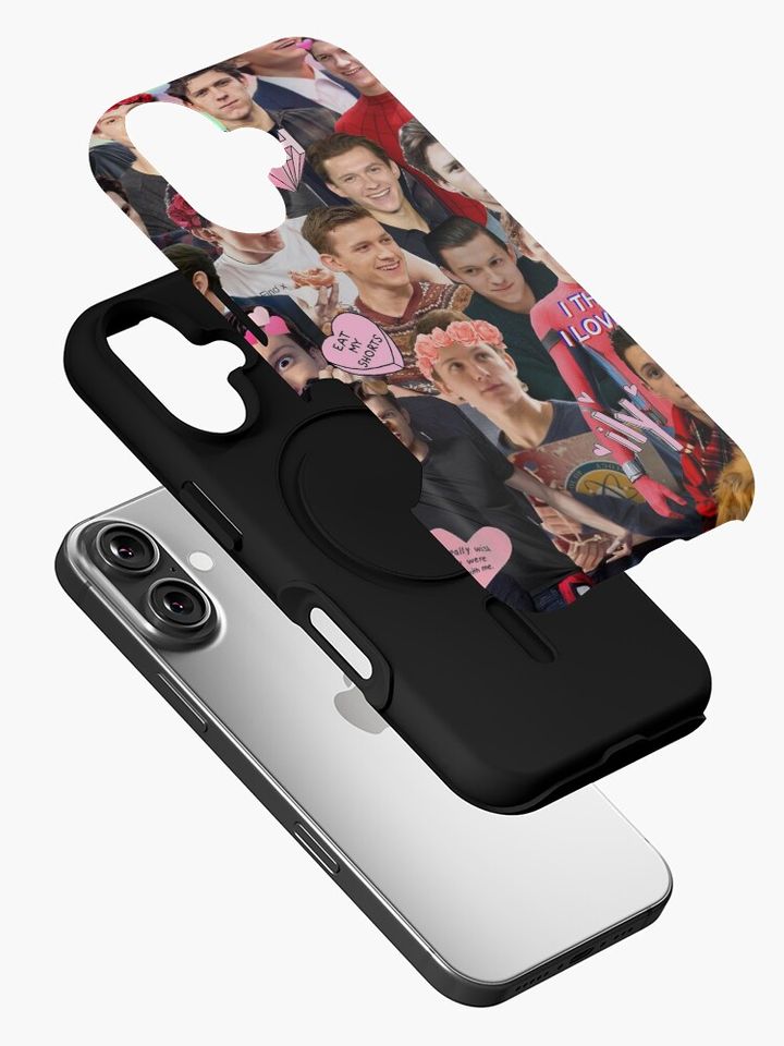 Tom Holland Collage iPhone Case