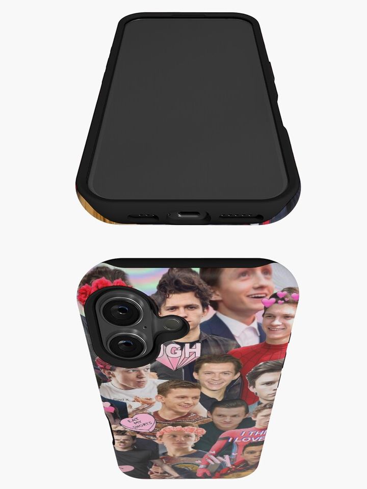 Tom Holland Collage iPhone Case