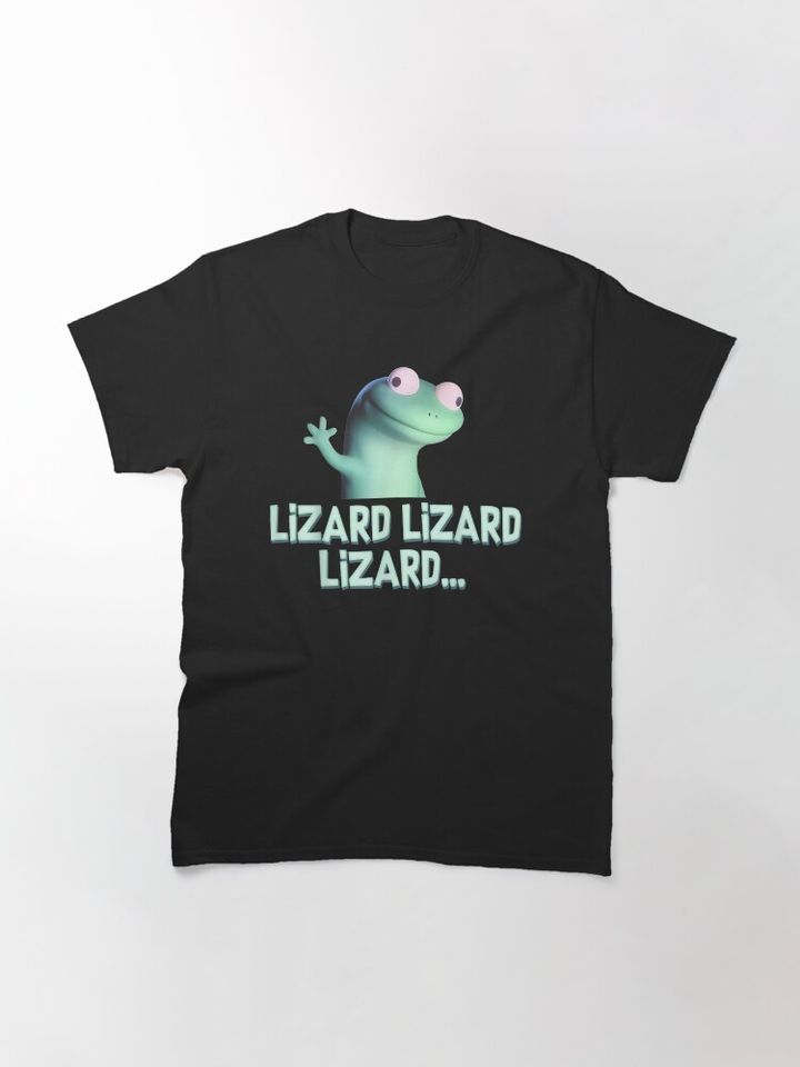 Funny Weirdcore Animal Lizard Lizard Lizard Meme - Derpy Lizard Button  Classic T-Shirt