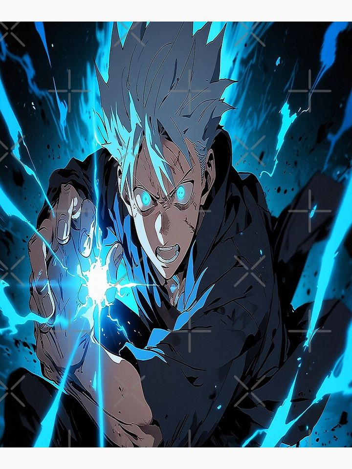 Electrified Fury (Gojo) Poster