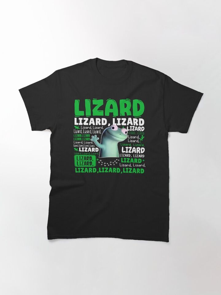 Lizard Lizard Lizard Meme, Titok Viral Meme Lizard, Lizard Button Meme Classic T-Shirt
