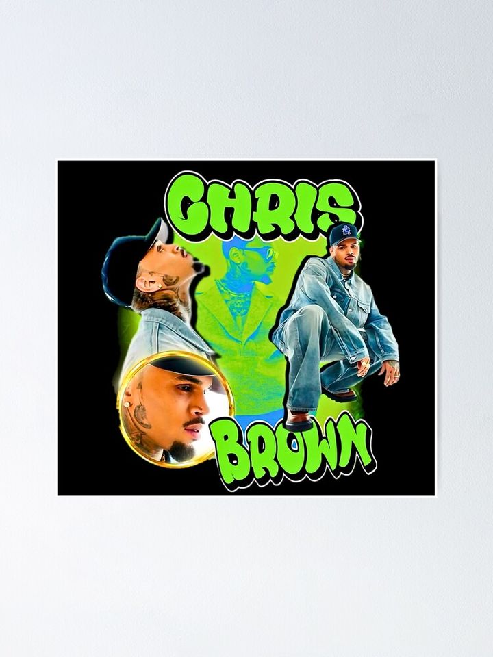 Chris Brown Poster - Live Tour Concert Wall Print