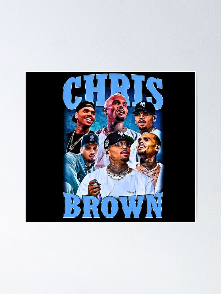 Chris Brown Tour Poster - Music Wall Print for Home