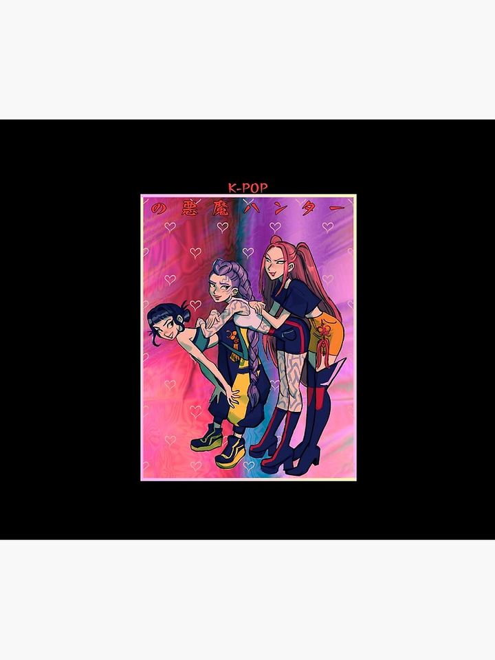 KPop Demon Hunters Fleece Blanket, Gift For Fan