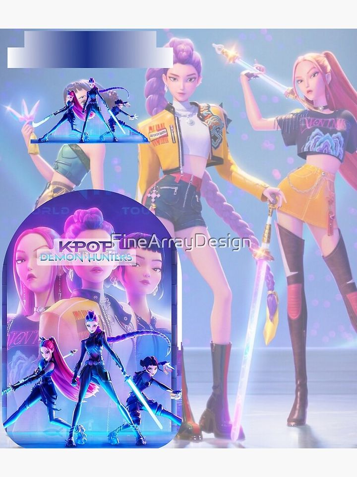 kpop demon hunters sticker Backpack