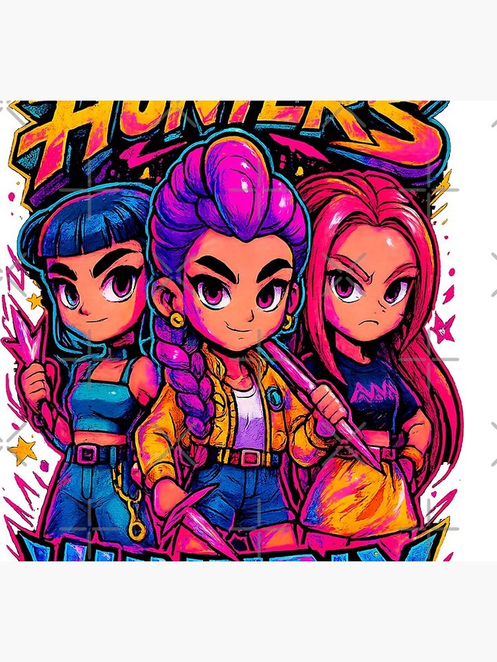 K-Pop Demon Hunters art - 3 Socks