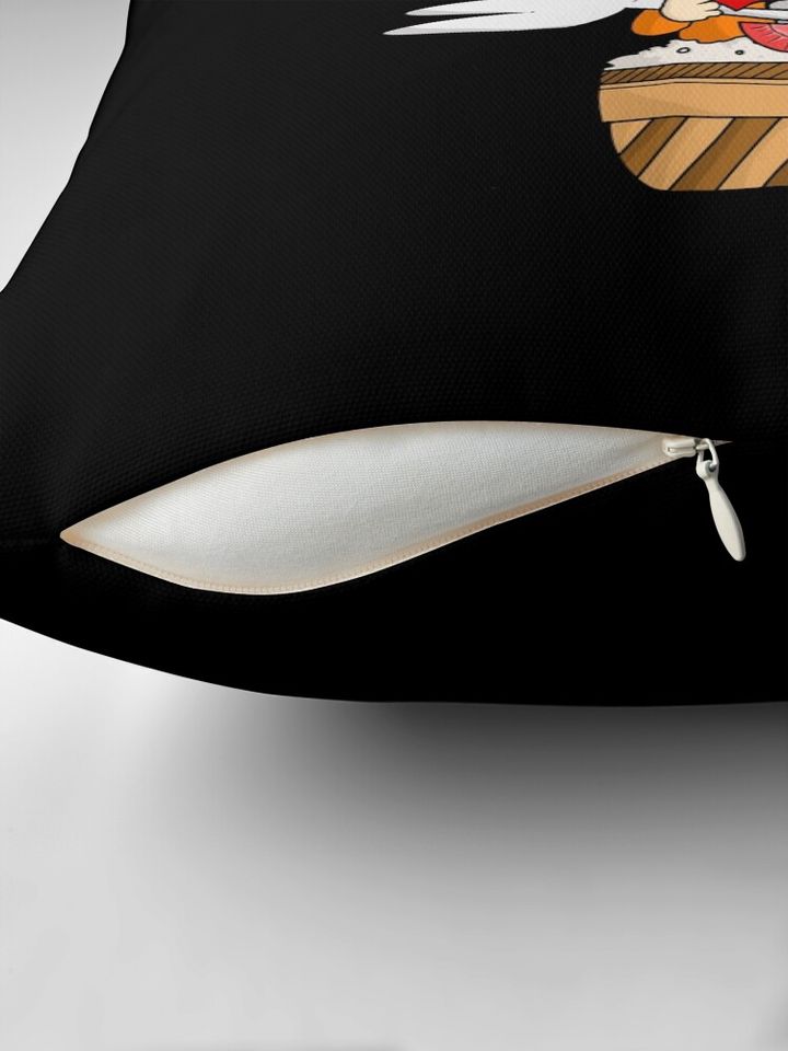 Labubu cute eating cake  Pillow, Cute Labubu Pillows Gift, Gift for Fan