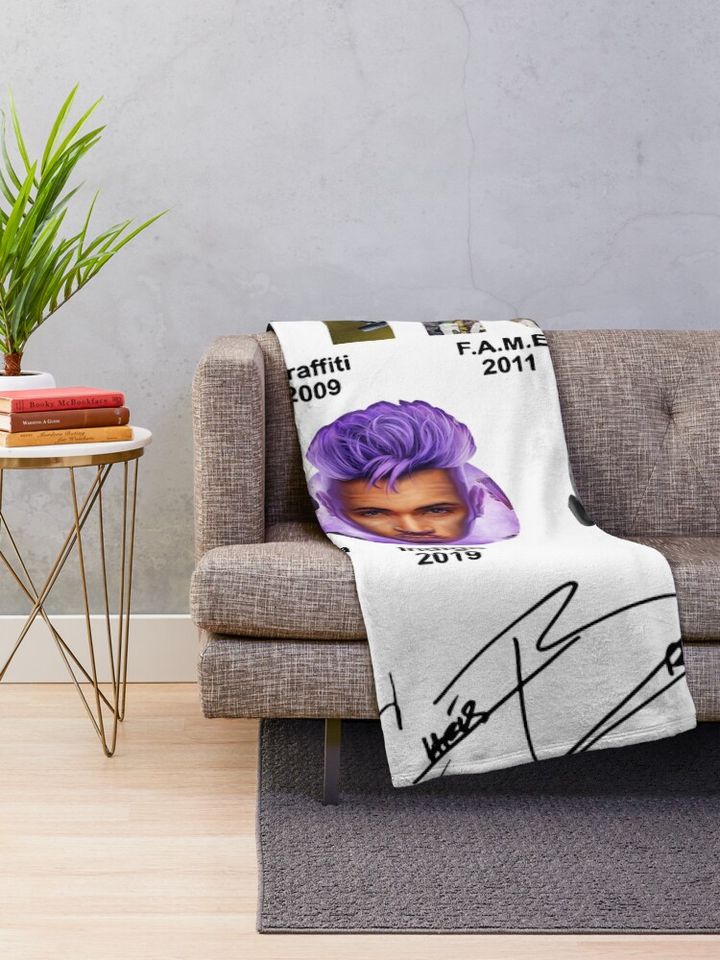 Chris Brown Fleece Blanket
