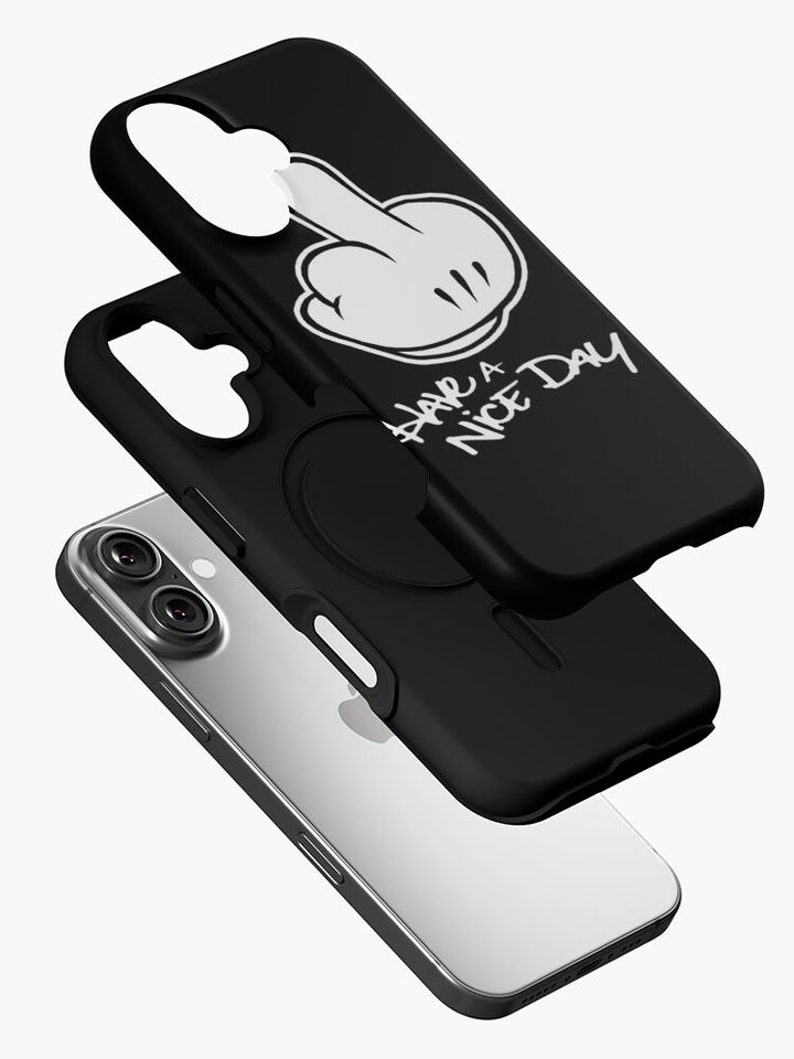 Middle Finger - have a nice day iPhone Case