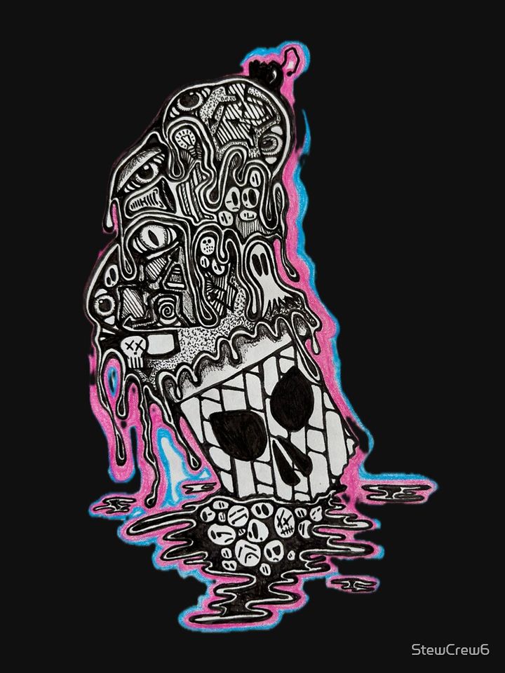 Evil ice cream sticker Active T-Shirt