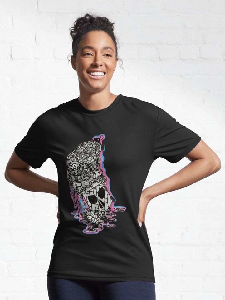 Evil ice cream sticker Active T-Shirt