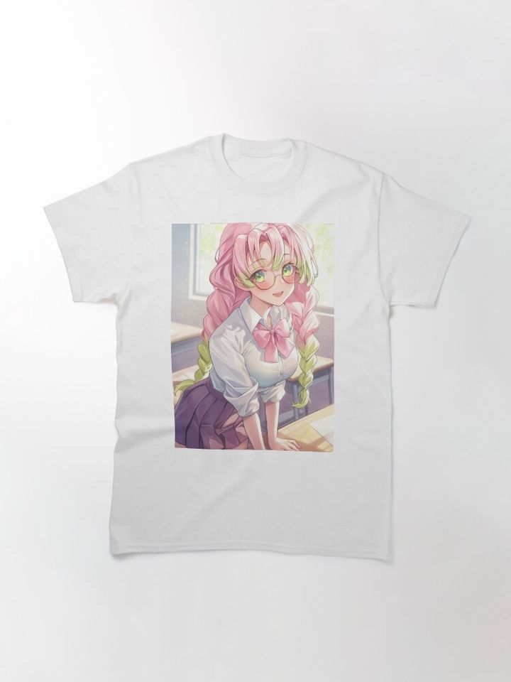 Mitsuri Classic T-Shirt, Fan Art Anime Design Classic T-Shirt