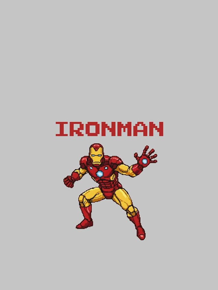 Pixel Ironman iPhone Case