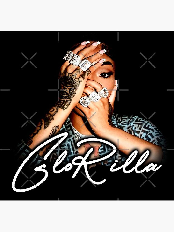 Silhouette Face Glorilla  Poster