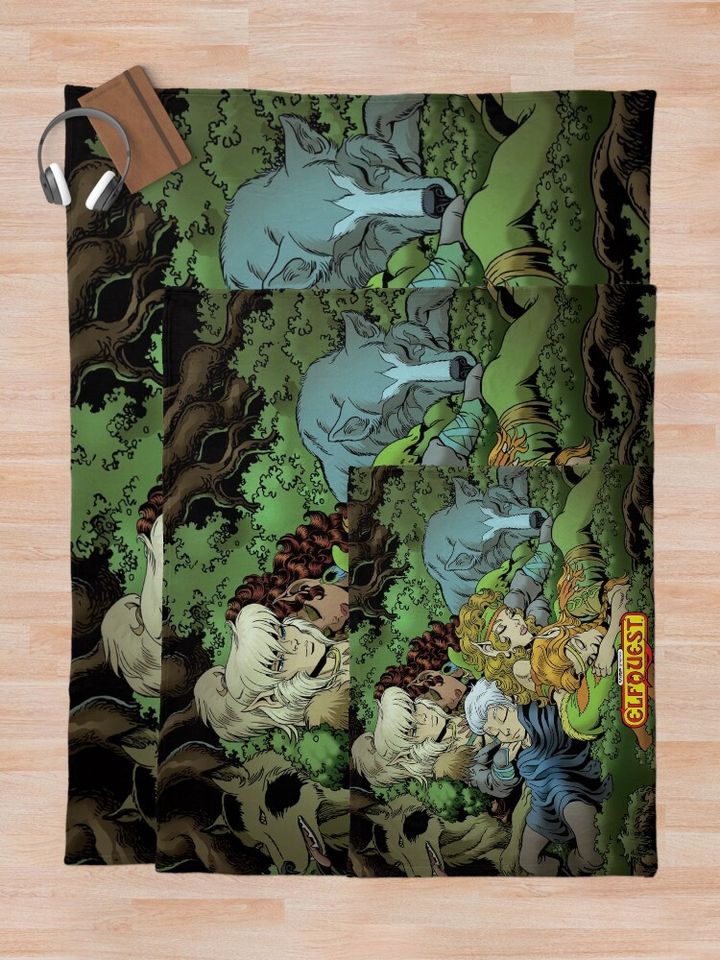 ElfQuest: True Peace II Throw Blanket