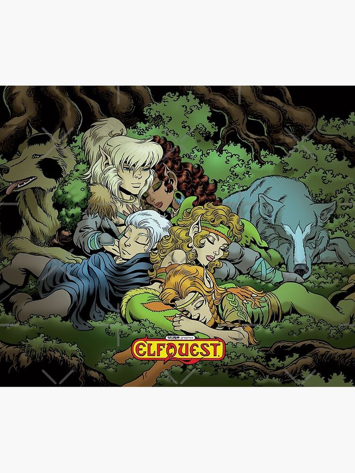 ElfQuest: True Peace II Throw Blanket