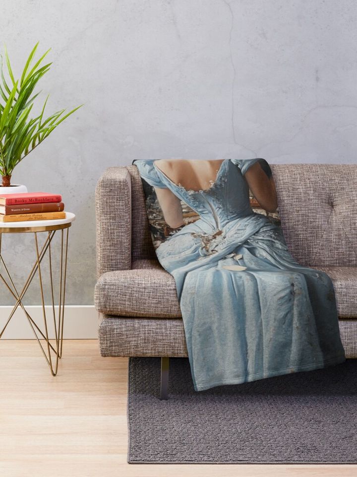 Cinderellas Mirror Throw Blanket