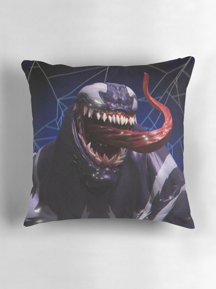 Venom Symbiote | Dark Marvel Anti-Hero Design Pillow